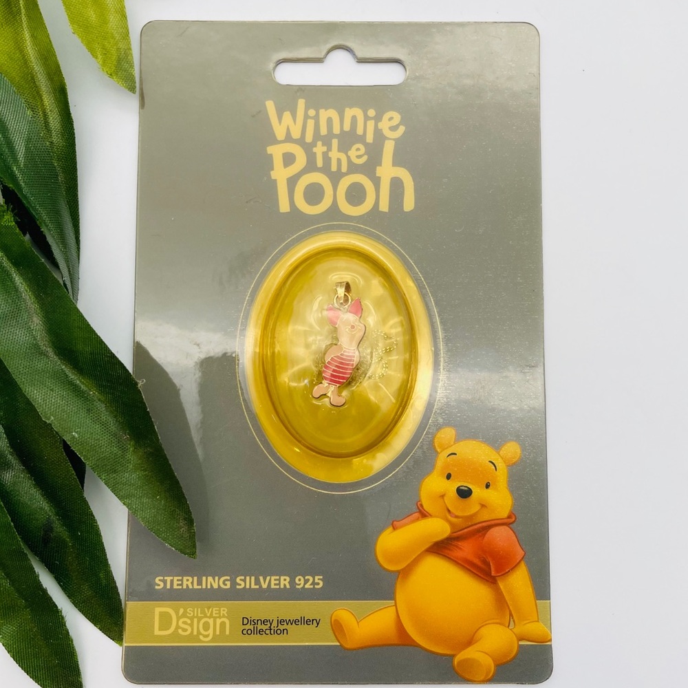 Sterling Disney Winnie the Pooh Pendant Necklace
